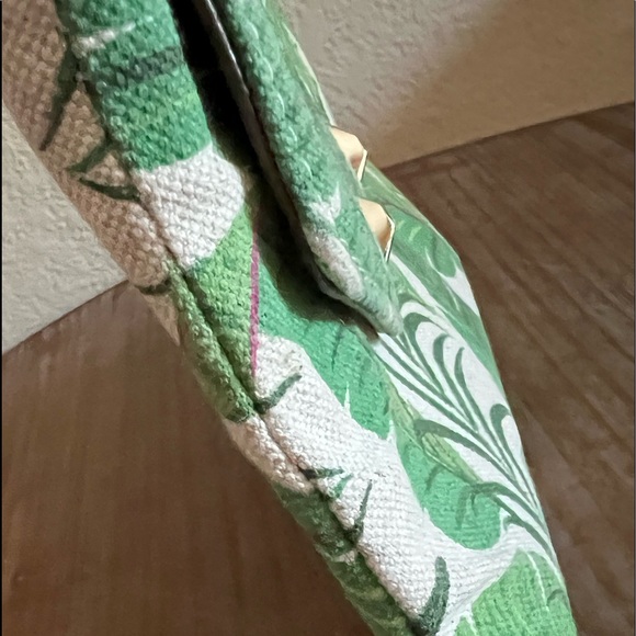 Stella & Dot Palm Leaf Clutch - Picture 7 of 8
